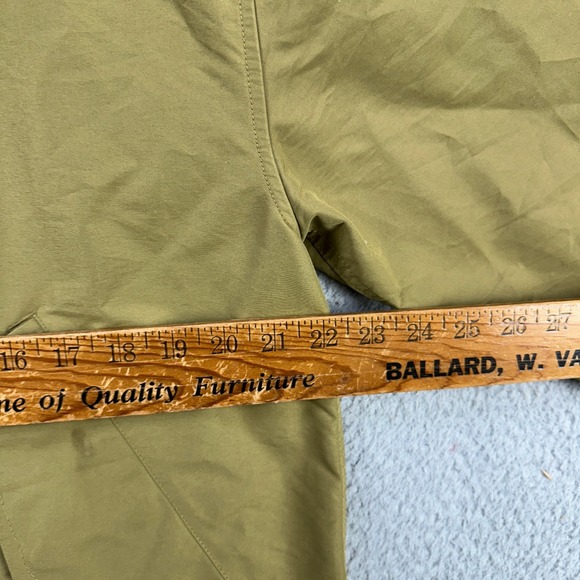 Everlane ReNew Jacket Interact Trench Coat Womens Medium Green Pockets Hoodie - Picture 8 of 10